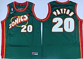 Seattle Supersonics #20 Gary Payton 1995-96 Green Swingman Jerseys,baseball caps,new era cap wholesale,wholesale hats
