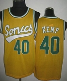 Seattle Supersonics #40 Shawn Kemp 2003-04 Yellow Swingman Jerseys,baseball caps,new era cap wholesale,wholesale hats