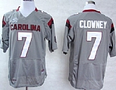 South Carolina Gamecocks #7 Jadeveon Clowney 2013 Gray Jerseys,baseball caps,new era cap wholesale,wholesale hats