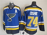 St. Louis Blues #74 T.J. Oshie A Patch 2014 Blue Jerseys,baseball caps,new era cap wholesale,wholesale hats