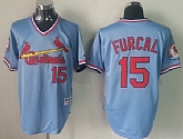 St. Louis Cardinals #15 Tim McCarver Light Blue Pullover Jerseys,baseball caps,new era cap wholesale,wholesale hats