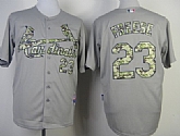 St. Louis Cardinals #23 David Freese Gray 2013 USMC Home Cool Base Jerseys,baseball caps,new era cap wholesale,wholesale hats