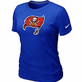 Tampa Bay Buccaneers Blue Women's Logo T-Shirt,baseball caps,new era cap wholesale,wholesale hats