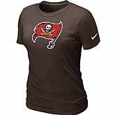 Tampa Bay Buccaneers Brown Women's Logo T-Shirt,baseball caps,new era cap wholesale,wholesale hats