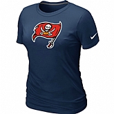 Tampa Bay Buccaneers D.Blue Women's Logo T-Shirt,baseball caps,new era cap wholesale,wholesale hats