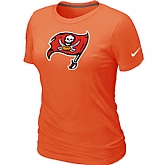 Tampa Bay Buccaneers Orange Women's Logo T-Shirt,baseball caps,new era cap wholesale,wholesale hats