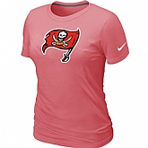 Tampa Bay Buccaneers Pink Women's Logo T-Shirt,baseball caps,new era cap wholesale,wholesale hats