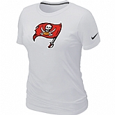 Tampa Bay Buccaneers White Women's Logo T-Shirt,baseball caps,new era cap wholesale,wholesale hats