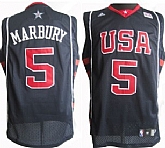 Team USA Basketball #5 Marbury Navy Blue With Red Swingman Jerseys,baseball caps,new era cap wholesale,wholesale hats
