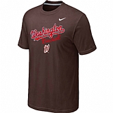 Washington Nationals 2014 Home Practice T-Shirt - Brown,baseball caps,new era cap wholesale,wholesale hats