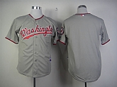 Washington Nationals Blank Gray Jerseys,baseball caps,new era cap wholesale,wholesale hats