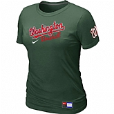 Washington Nationals D.Green Nike Women's Short Sleeve Practice T-Shirt,baseball caps,new era cap wholesale,wholesale hats