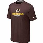 Washington Red Skins Critical Victory Brown T-Shirt,baseball caps,new era cap wholesale,wholesale hats