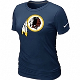 Washington Red Skins D.Blue Women's Logo T-Shirt,baseball caps,new era cap wholesale,wholesale hats