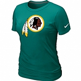 Washington Red Skins L.Green Women's Logo T-Shirt,baseball caps,new era cap wholesale,wholesale hats