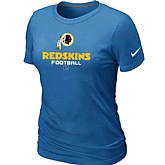 Washington Red Skins L.blue Women's Critical Victory T-Shirt,baseball caps,new era cap wholesale,wholesale hats