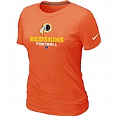 Washington Red Skins Orange Women's Critical Victory T-Shirt,baseball caps,new era cap wholesale,wholesale hats