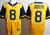 West Virginia Mountaineers #8 Karl Joseph 2013 Yellow Elite Jerseys,baseball caps,new era cap wholesale,wholesale hats