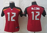 Women Nike Limited Tampa Bay Buccaneers #12 McCown Red Jerseys,baseball caps,new era cap wholesale,wholesale hats