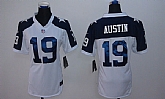 Womens Limited Nike Dallas Cowboys #19 Miles Austin White Thanksgiving Jerseys,baseball caps,new era cap wholesale,wholesale hats
