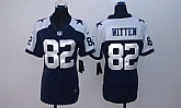 Womens Limited Nike Dallas Cowboys #82 Jason Witten Blue Thanksgiving Jerseys,baseball caps,new era cap wholesale,wholesale hats