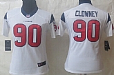 Womens Nike Houston Texans #90 Jadeveon Clowney White Limited Jerseys,baseball caps,new era cap wholesale,wholesale hats