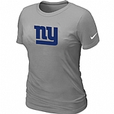 York Giants Sideline Legend Authentic Logo Women's L.Grey T-Shirt,baseball caps,new era cap wholesale,wholesale hats