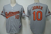 Youth Baltimore Orioles #10 Adam Jones Gray Jerseys,baseball caps,new era cap wholesale,wholesale hats
