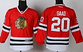 Youth Chicago Blackhawks #20 Brandon Saad Red Jerseys,baseball caps,new era cap wholesale,wholesale hats