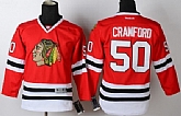 Youth Chicago Blackhawks #50 Corey Crawford Red Jerseys,baseball caps,new era cap wholesale,wholesale hats