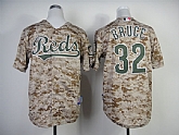 Youth Cincinnati Reds #32 Jay Bruce 2014 Camo Jerseys,baseball caps,new era cap wholesale,wholesale hats