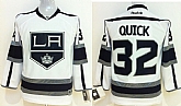 Youth Los Angeles Kings #32 Jonathan Quick White Jerseys,baseball caps,new era cap wholesale,wholesale hats