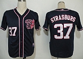 Youth Washington Nationals #37 Stephen Strasburg Navy Blue Jerseys,baseball caps,new era cap wholesale,wholesale hats