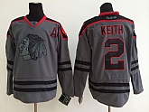 Chicago Blackhawks #2 Duncan Keith Dark Gray Jerseys,baseball caps,new era cap wholesale,wholesale hats