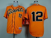 San Francisco Giants #12 Joe Panik Orange Jerseys,baseball caps,new era cap wholesale,wholesale hats