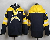 Men Nike San Diego Chargers Customized Dark Blue Stitched Hoodie,baseball caps,new era cap wholesale,wholesale hats