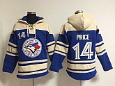 Toronto Blue Jays #14 David Price Blue Stitched Hoodie,baseball caps,new era cap wholesale,wholesale hats