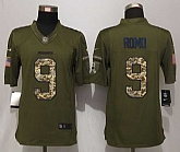 Nike Limited Dallas Cowboys #9 Romo Salute To Service Green Jerseys,baseball caps,new era cap wholesale,wholesale hats