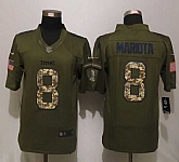 Nike Limited Tennessee Titans #8 Marcus Mariota Green Salute To Service Jerseys,baseball caps,new era cap wholesale,wholesale hats
