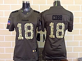 Womens Limited Nike Green Bay Packers #18 Randall Cobb Green Salute To Service Jerseys,baseball caps,new era cap wholesale,wholesale hats