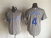 Majestic Kansas City Royals #4 Alex Gordon Gray Stitched Jerseys,baseball caps,new era cap wholesale,wholesale hats