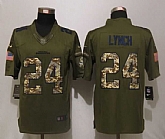 Nike Limited Seattle Seahawks #24 Lynch Green Salute To Service Jerseys,baseball caps,new era cap wholesale,wholesale hats