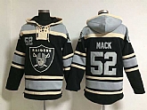 Oakland Raiders #52 Khalil Mack Black Stitched Hoodie,baseball caps,new era cap wholesale,wholesale hats