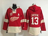 Detroit Red Wings #13 Pavel Datsyuk 2016 Red Stitched Hoodie,baseball caps,new era cap wholesale,wholesale hats