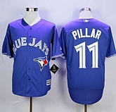 Majestic Toronto Blue Jays #11 Kevin Pillar Blue New Cool Base Stitched MLB Jerseys,baseball caps,new era cap wholesale,wholesale hats