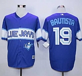 Majestic Toronto Blue Jays #19 Jose Bautista Blue Exclusive New Cool Base Stitched MLB Jerseys,baseball caps,new era cap wholesale,wholesale hats