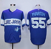 Majestic Toronto Blue Jays #55 Russell Martin Blue Exclusive New Cool Base Stitched MLB Jerseys,baseball caps,new era cap wholesale,wholesale hats