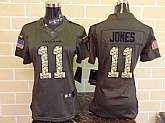 Womens Limited Nike Atlanta Falcons #11 Julio Jones Salute To Service Green Jerseys,baseball caps,new era cap wholesale,wholesale hats