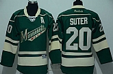 Youth Minnesota Wilds #20 Ryan Suter Green Jerseys,baseball caps,new era cap wholesale,wholesale hats