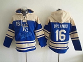 Kansas City Royals #16 Orlando Blue Stitched Hoodie,baseball caps,new era cap wholesale,wholesale hats